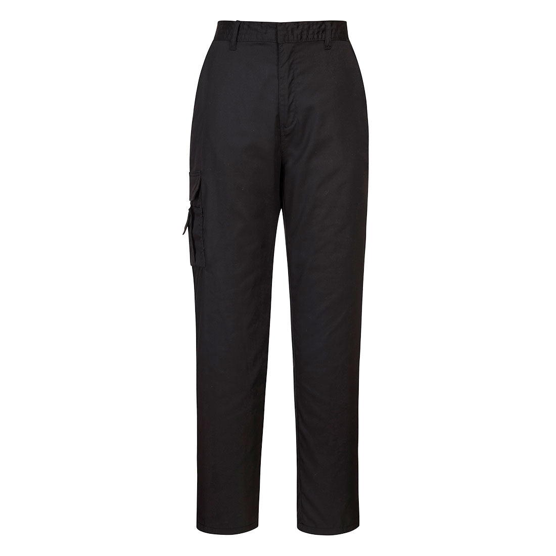 Portwest C099 - Black Sz L Regular Ladies Combat Trousers Work Wear