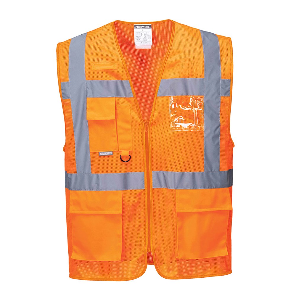 Portwest C376ORRS -  sz S Athens MeshAir Executive Vest - Orange