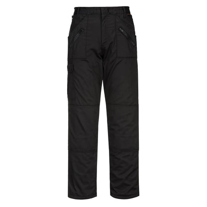 Portwest C387 - Black Sz M Lined Action Trousers Work Safety