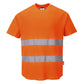 Portwest C394ORRL -  sz L Mesh T-Shirt Hi Vis Workwear - Orange