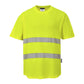 Portwest C394YERM -  sz M Mesh T-Shirt Hi Vis Workwear - Yellow
