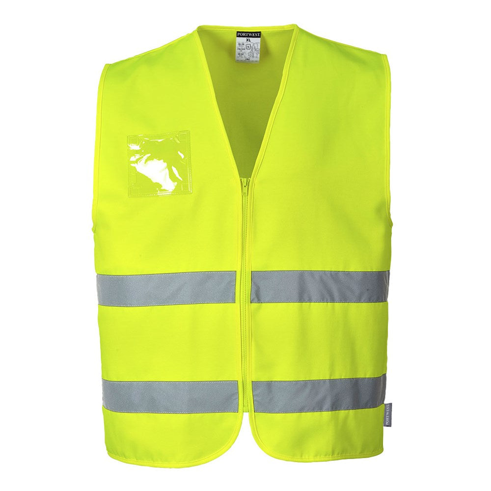 Portwest C497YERXXXL -  sz 3XL Hi-Vis Polycotton Vest - Yellow