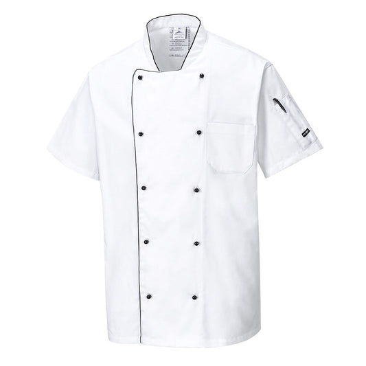 Portwest C676WHRXL -  sz XL Aerated Chefs Jacket - White