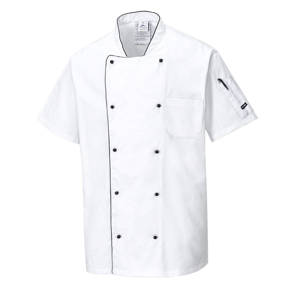 Portwest C676WHRXXXL -  sz 3XL Aerated Chefs Jacket - White