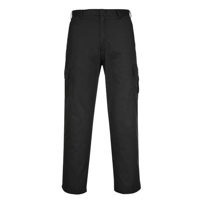 Portwest C701BKR26 -  sz Regular 26 Combat Trouser - Black