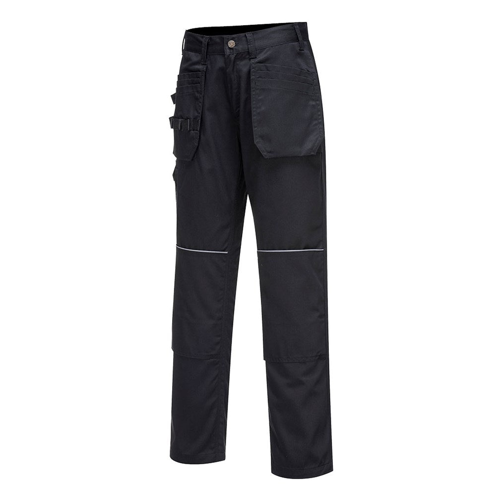 Portwest C720BKR28 -  sz Regular 28 Tradesman Holster Trouser - Black