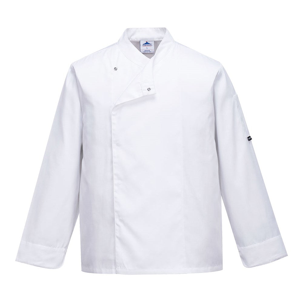 Portwest C730WHRXXXL -  sz 3XL Cross-Over Chefs Jacket - White
