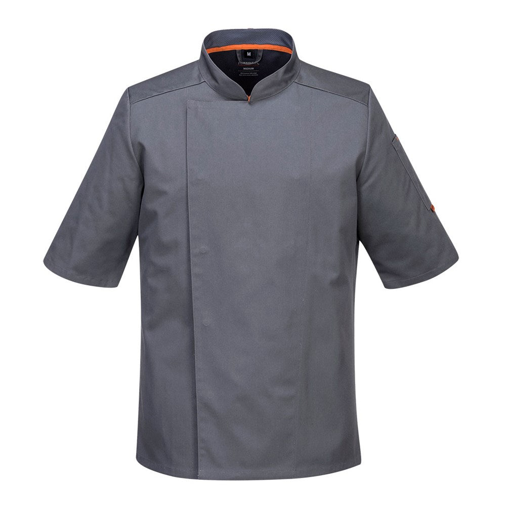 Portwest C738SGRS -  sz S MeshAir Pro Jacket S/S - Slate Grey