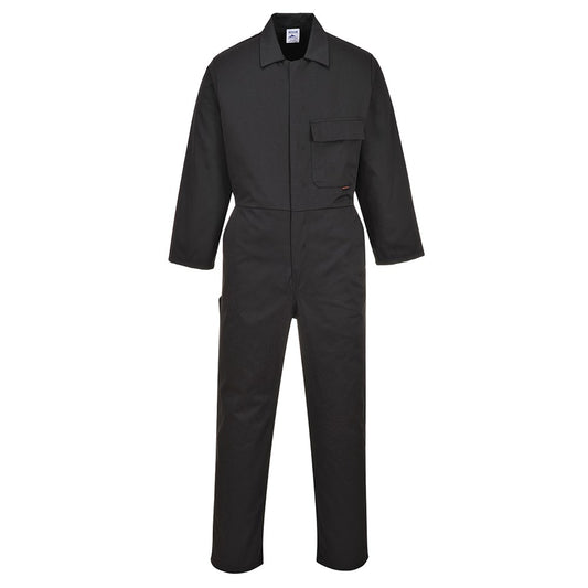 Portwest C802BKRS -  sz S Standard Coverall - Black