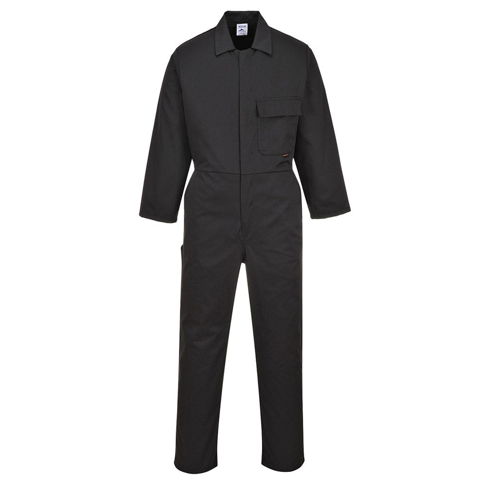 Portwest C802BKTL -  sz L Standard Coverall - Black