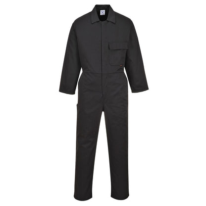 Portwest C802BKTM -  sz M Standard Coverall - Black