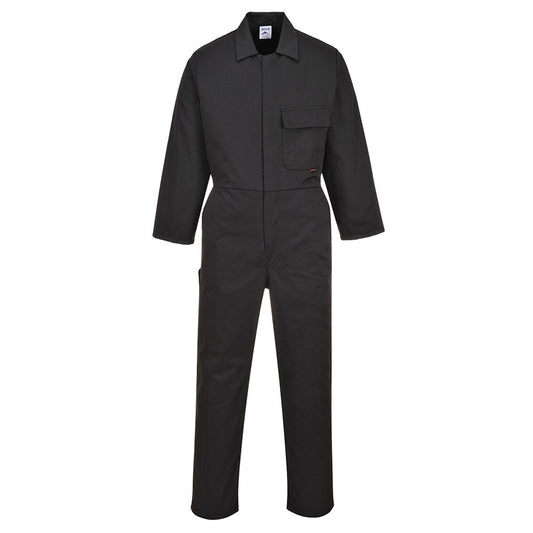 Portwest C802BKTXL -  sz XL Standard Coverall - Black