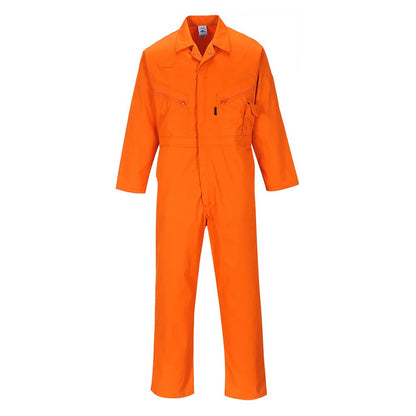 Portwest C813ORRM -  sz M Liverpool Zip Coverall - Orange