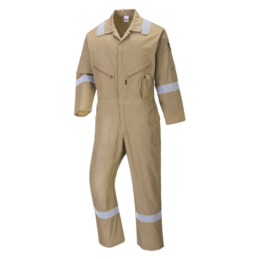 Portwest C814KHRXXXL -  sz 3XL Iona Cotton Coverall - Khaki