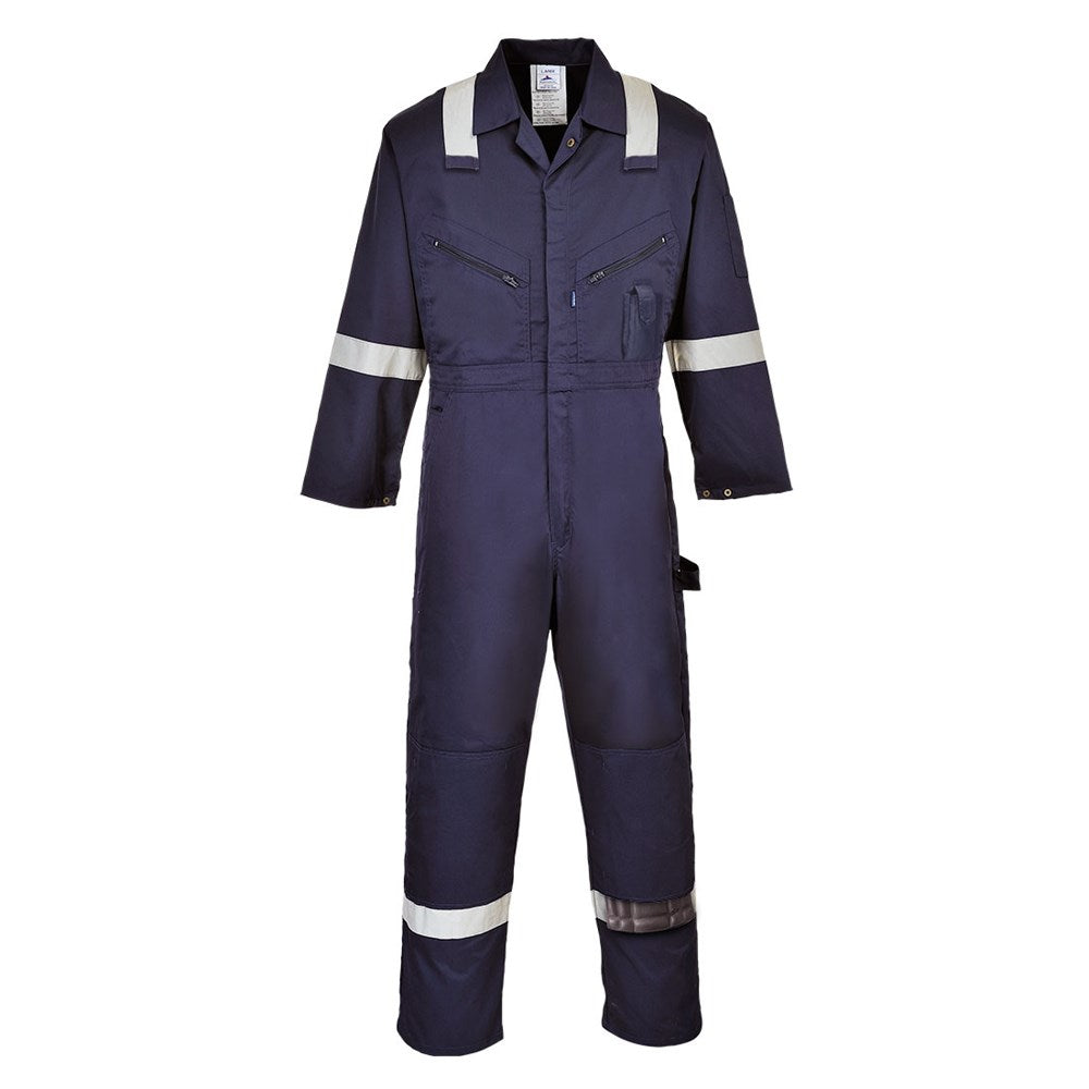 Portwest C814NARS -  sz Long S Iona Cotton Coverall - Navy
