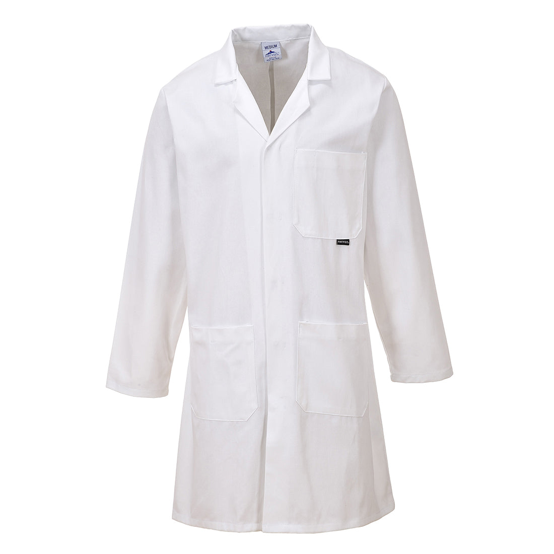 Portwest C851 - White Sz XS Standard Coat Overall Lab