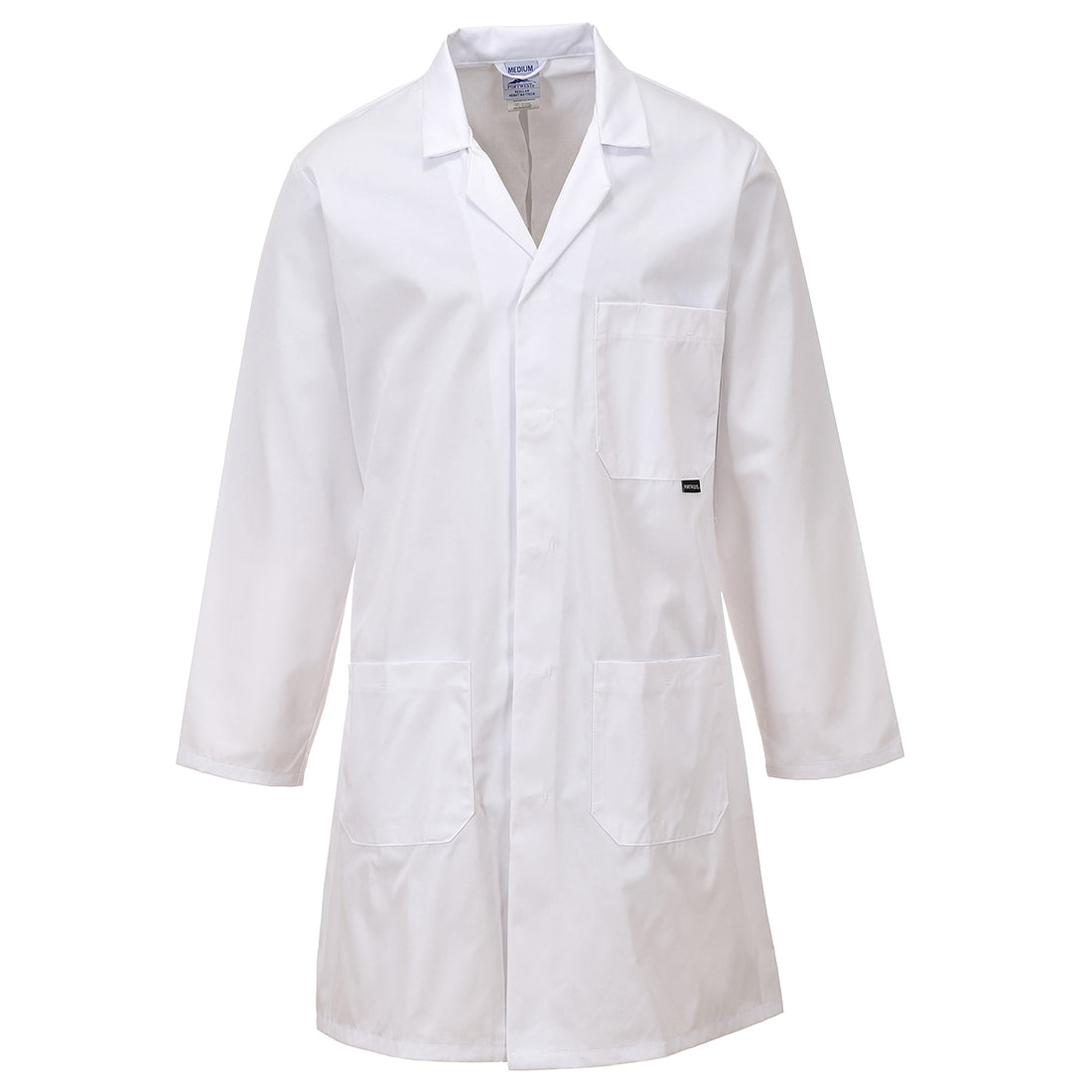 Portwest C852 - White Sz 4XL Standard Coat Overall Lab