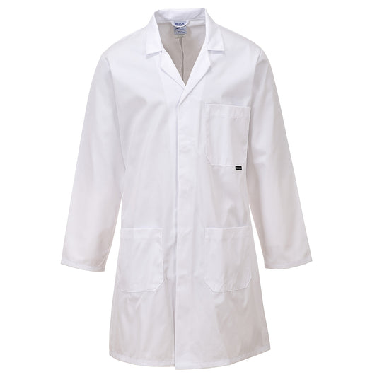 Portwest C852 - White Sz XXL Standard Coat Overall Lab