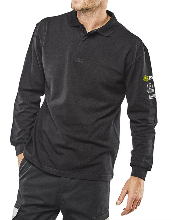 BEESWIFT ARC COMPLIANT POLO SHIRT NAVY BLUE S