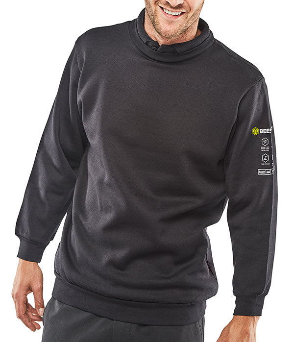 BEESWIFT ARC COMPLIANT SWEATSHIRT NAVY BLUE L