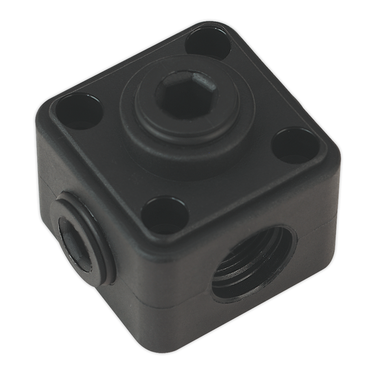 SEALEY - CASPB Porting Block 5 x 1/2"BSP Connection (John Guest Speedfit� - JG-L-WSK)