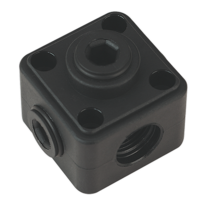 SEALEY - CASPB Porting Block 5 x 1/2"BSP Connection (John Guest Speedfit� - JG-L-WSK)