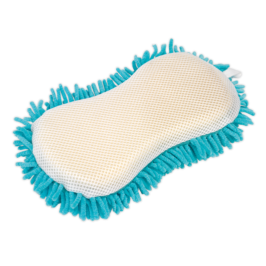 SEALEY - CC76 Shaggy Microfibre Sponge 2-in-1