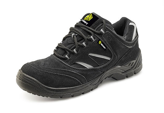 BEESWIFT SAFETY TRAINER SHOE BLACK 10