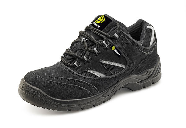 BEESWIFT SAFETY TRAINER SHOE BLACK 8