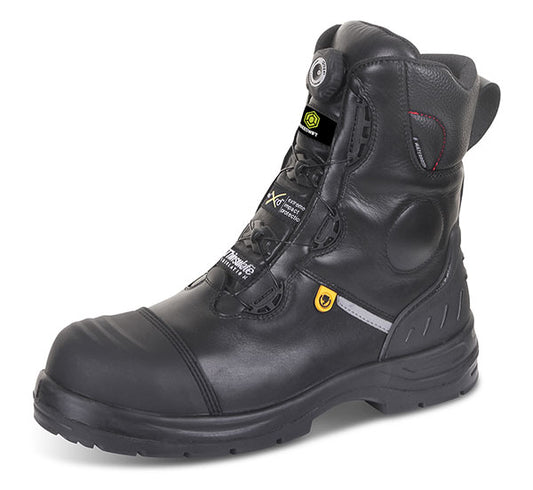 Beeswift - TRENCHER PLUS QUICK RELEASE SAFETY WORK BOOT SIZE ALL SIZES - Black