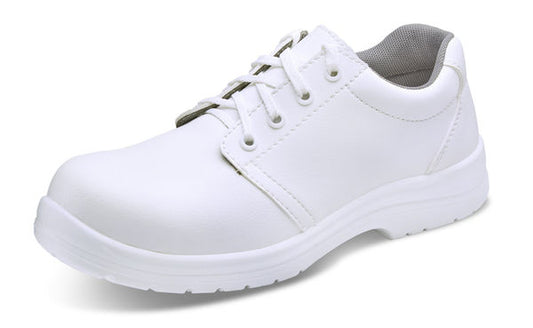 BEESWIFT MICRO-FIBRE TIE SHOE S2 WHITE 11