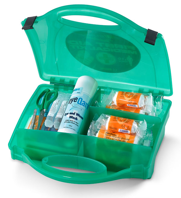Click - CLICK MEDICAL 10 PERSON TRADER FIRST AID KIT -