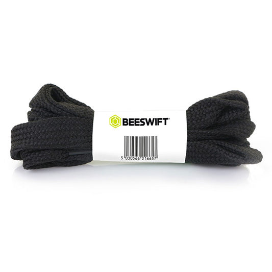 BEESWIFT FLAT BOOT LACE BLACK 140