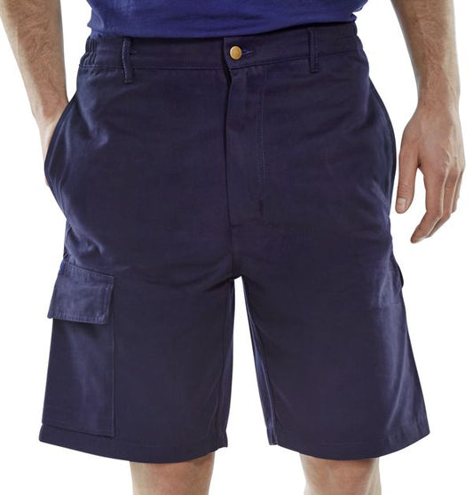 BEESWIFT CARGO POCKET SHORTS NAVY BLUE 46