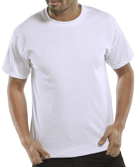 BEESWIFT HEAVYWEIGHT T-SHIRT WHITE L