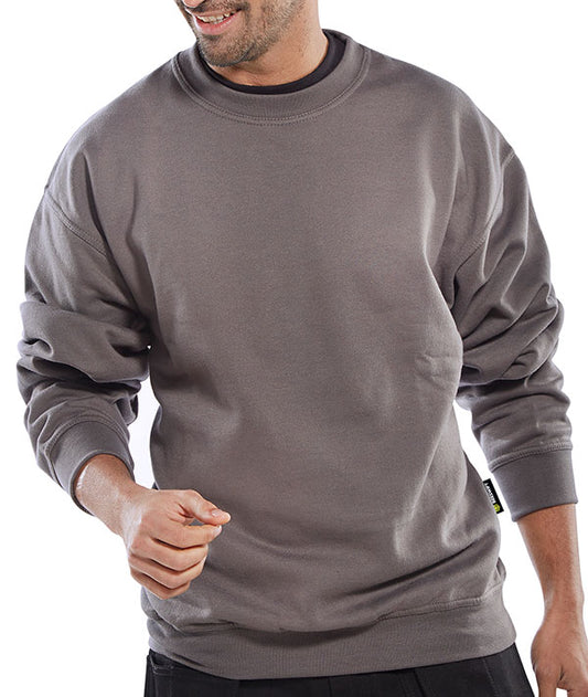 BEESWIFT POLYCOTTON SWEATSHIRT GREY XXXL