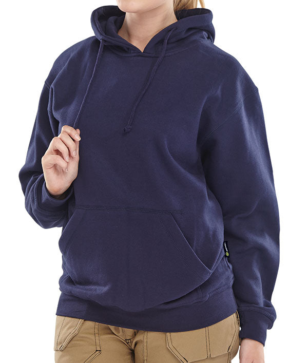 BEESWIFT HOODED SWEATSHIRT NAVY BLUE XXXL