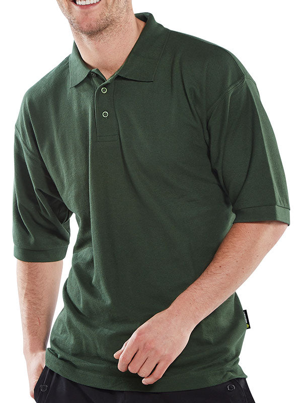 BEESWIFT STANDARD POLO SHIRT BOTTLE GREEN M