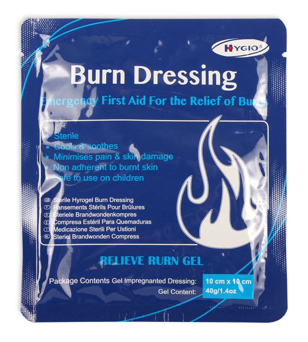 HYDROGEL BURNS DRESSING 10X10CM WHITE 10X10CM