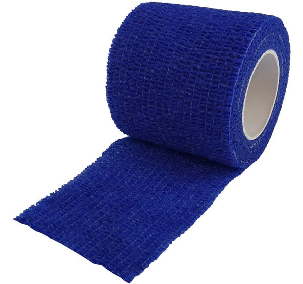 Click - HYGIO GRIP COHESIVE BANDAGE 2.5cm x 4.5m BLUE - Blue