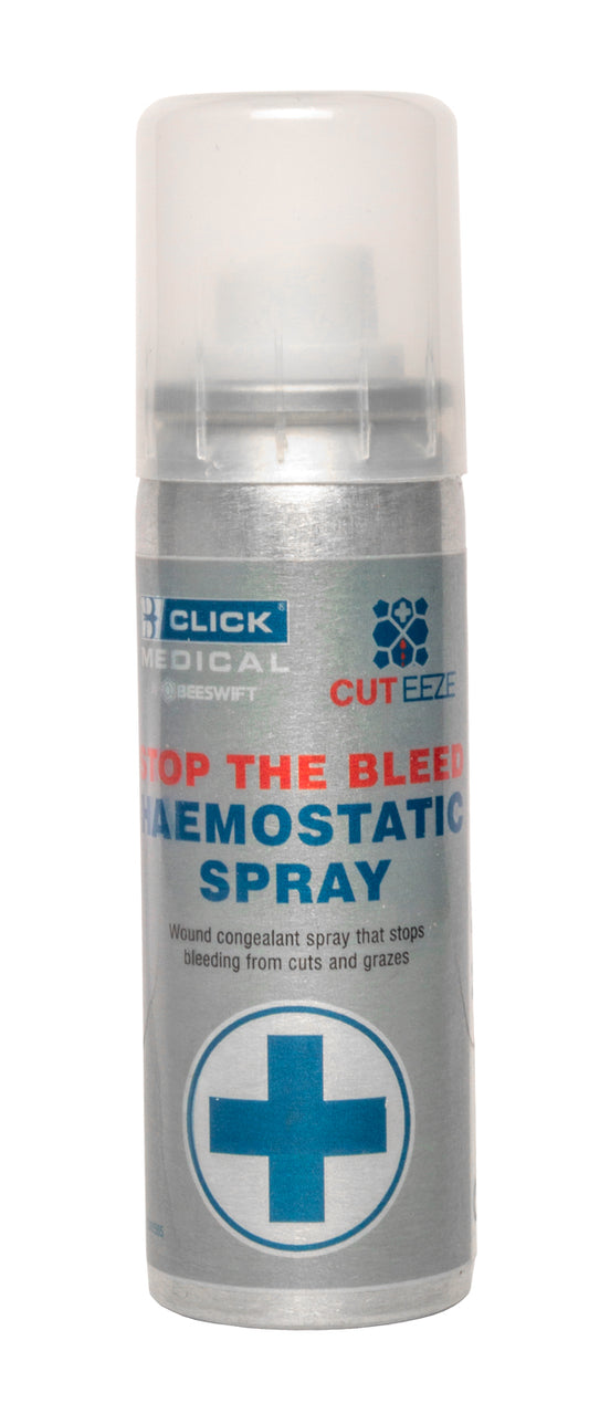 CLICK MEDICAL CUTEEZE HAEMOSTATIC SPRAY 70ML WHITE 70ML