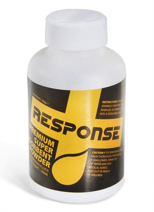 RESPONSE BODY SPILL SUPER ABSORBENT POWDER 100G WHITE 100G