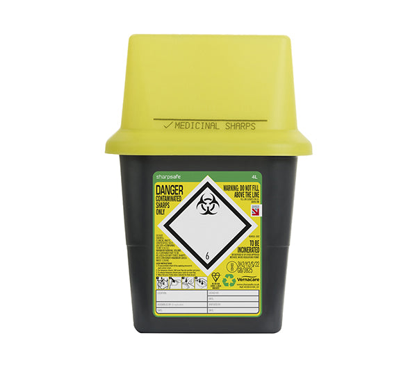 Click - SHARP SAFE SHARPS BIN 4LTR -