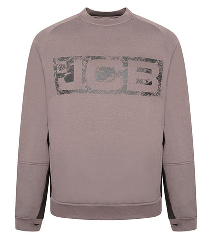 JCB WORKWEAR TRADE CREW SWEATSHIRT GREY L