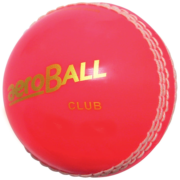 aero Club Cricket Ball Blister Packed Pink Pink Adult