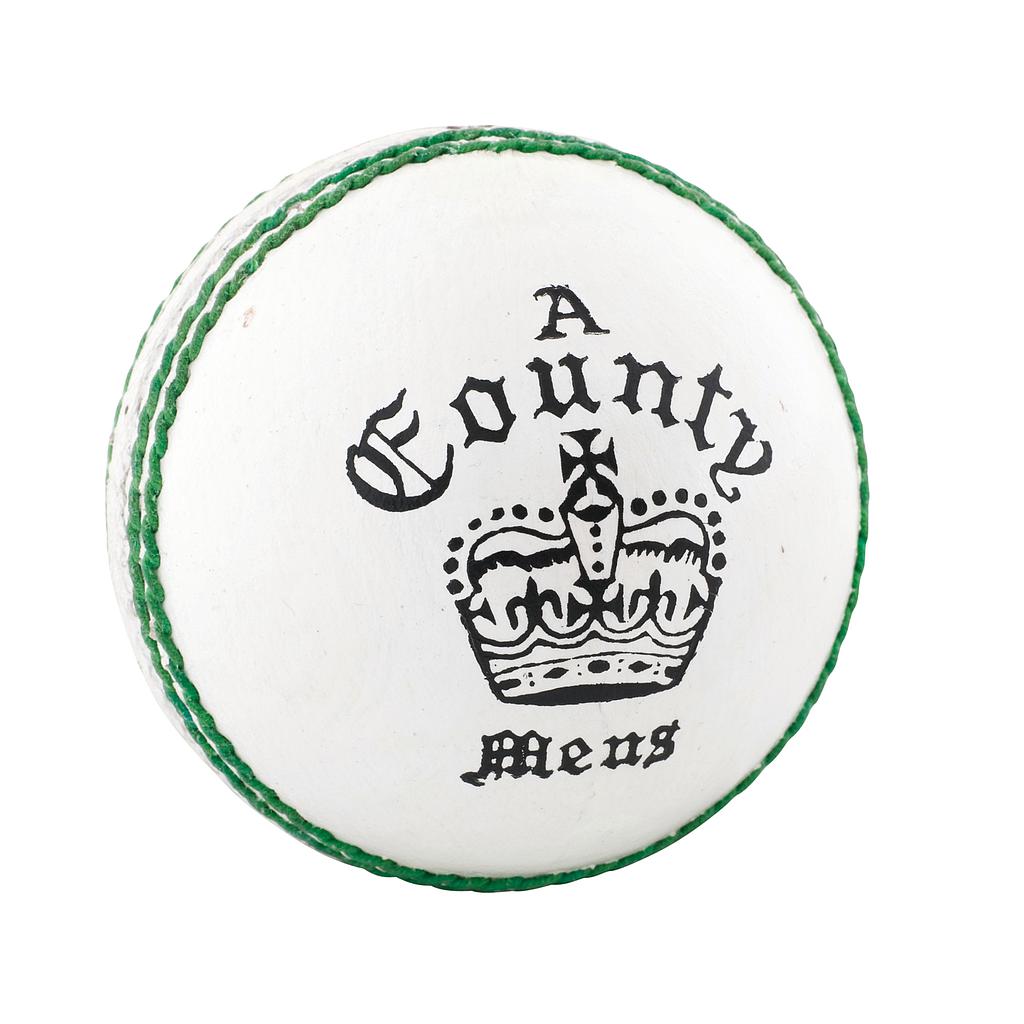 Readers County Crown Cricket Ball White Mens