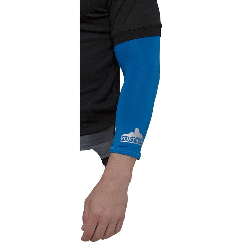 Portwest CV08BLU -  sz 0 Cooling Sleeves - Blue