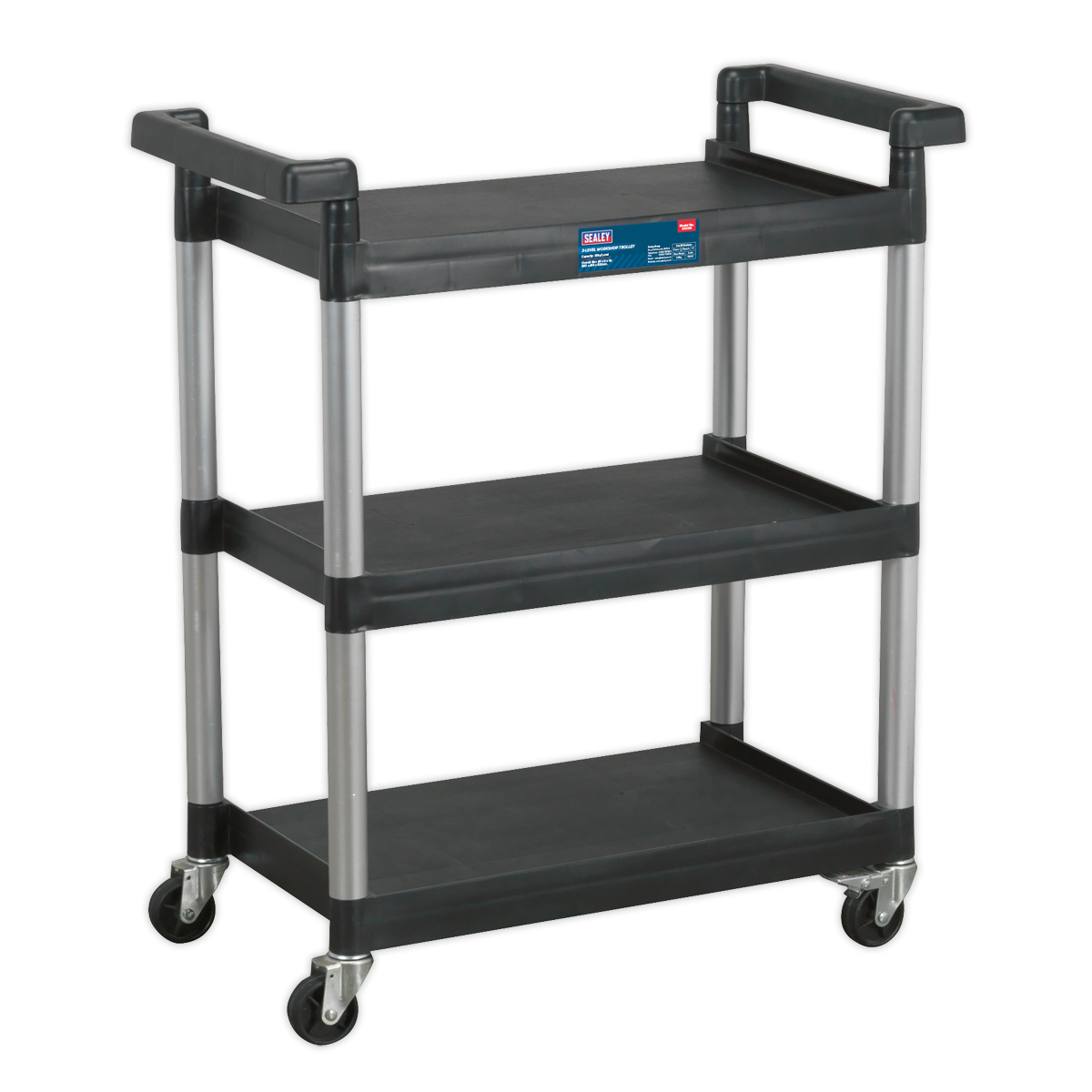 SEALEY - CX308 Workshop Trolley 3-Level