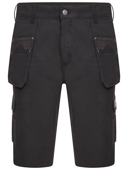 JCB WORKWEAR TRADE HYBRID STRETCH SHORTS BLACK  ALL SIZES