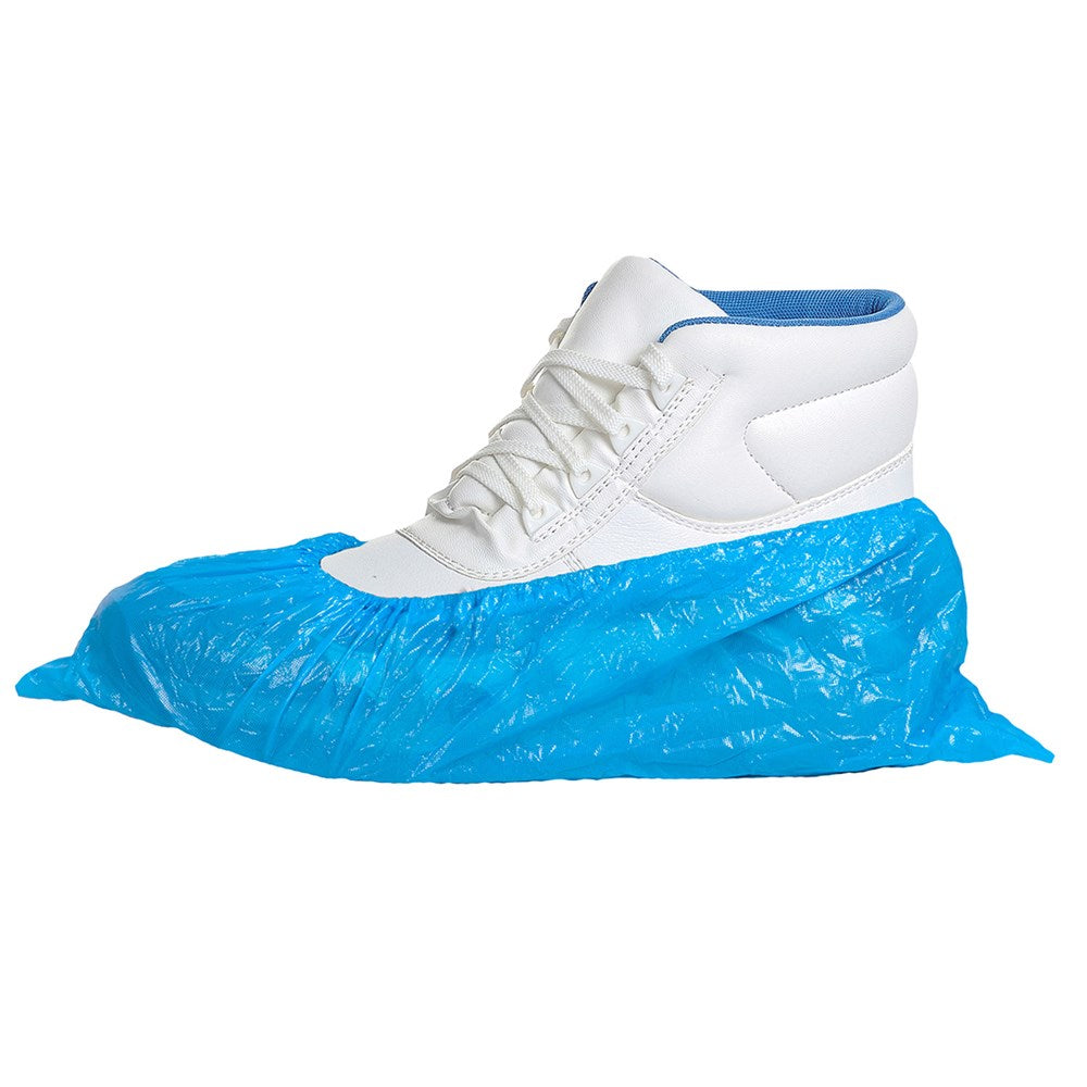 Portwest D340BLU -  sz 0 Disposable PE Overshoes - Blue